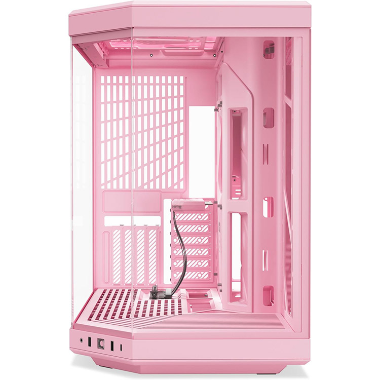 خرید کیس کامپیوتر Hyte Y70 - شاسی مید تاور - طرح Strawberry Milk